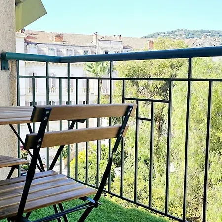 Lägenhet L'elegant 3p, 2ch, 2sdb, Clim, Wifi Gratuit, Parking Prive Cannes